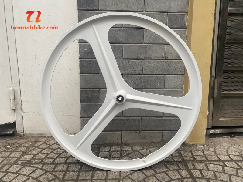Vành 3 Đao 3,5cm có sống Fixed Gear Nhôm - Bánh Trước (chiếc)