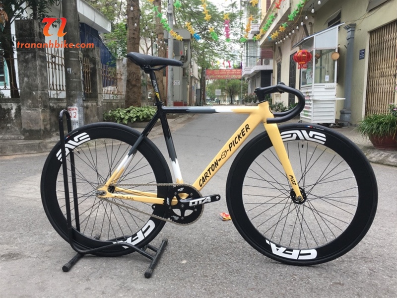 Xe Pizz Carton Picker Vàng - Fixed Gear - 50 - Đùi OTA 48T (chiếc)