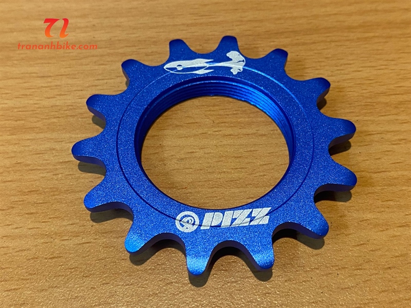 Líp PIZZ 14T - 1 Tầng Fixed Gear - Màu xanh (Chiếc)
