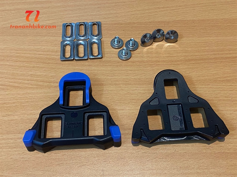 Can Cá ,Cleat shimano SPD-SL SH12 - Xanh (hộp)